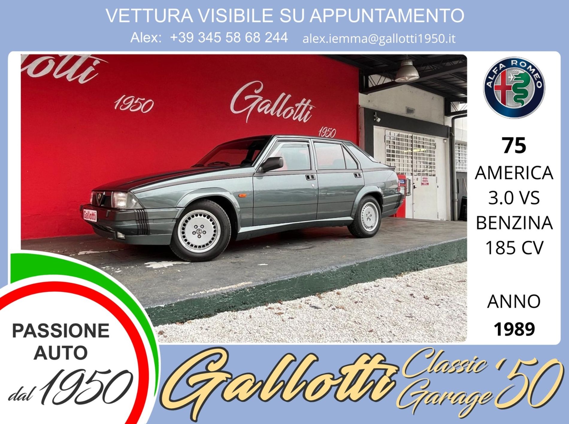 AMERICA 3.0 V6 185CV - Gallotti Auto